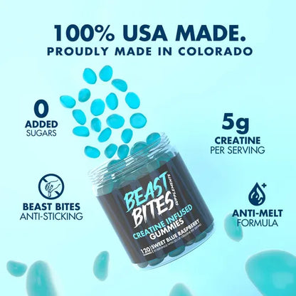 BEAST BITES – Gummies con Creatina Infusionada (150g)