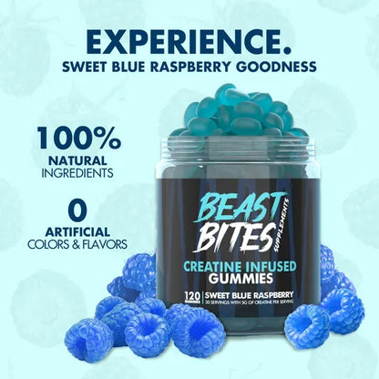 BEAST BITES – Gummies con Creatina Infusionada (150g)