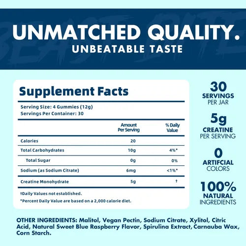 BEAST BITES – Gummies con Creatina Infusionada (150g)