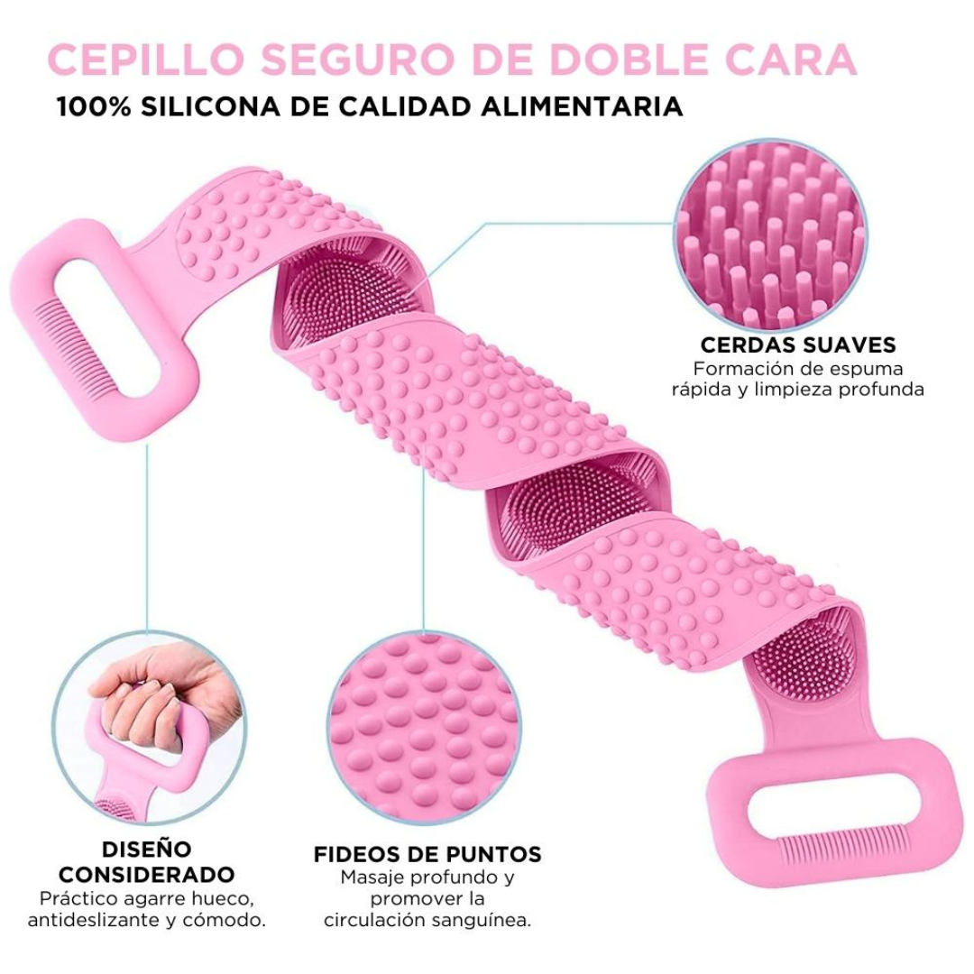 Cepillo Masajeador Corporal Silicona