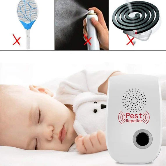 Repelente eléctrico anti ratones y mosquitos