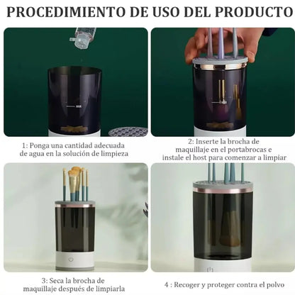 Limpiador de Brochas Eléctrico USB GlamClean™
